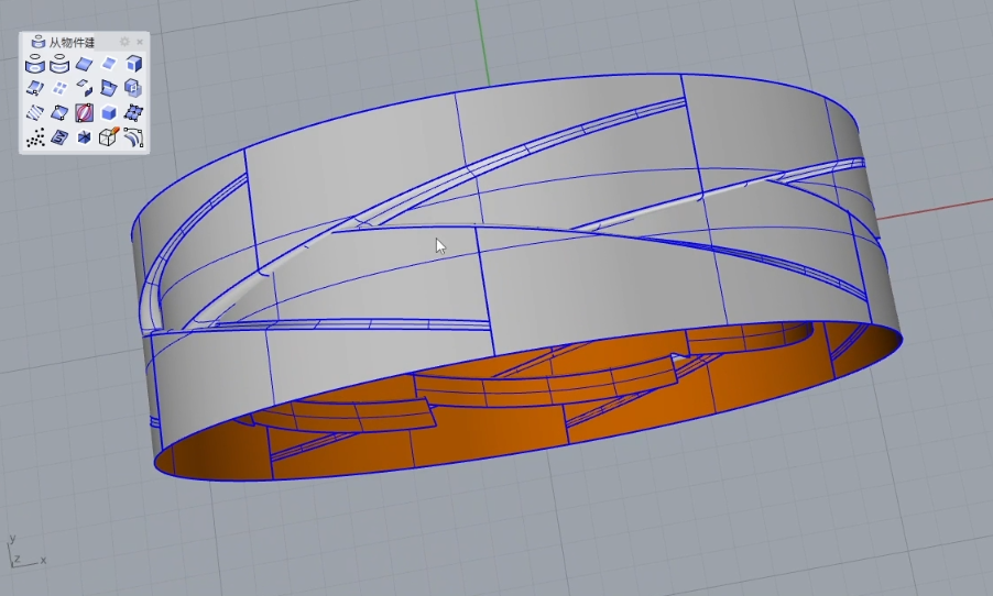 麻花辫戒指Rhino犀牛建模图文教程