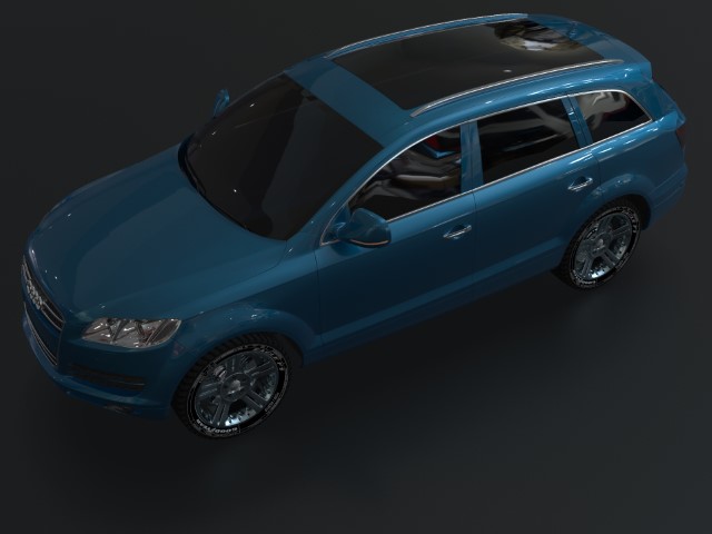 Audi奥迪Q7Rhino犀牛3d模型免费下载
